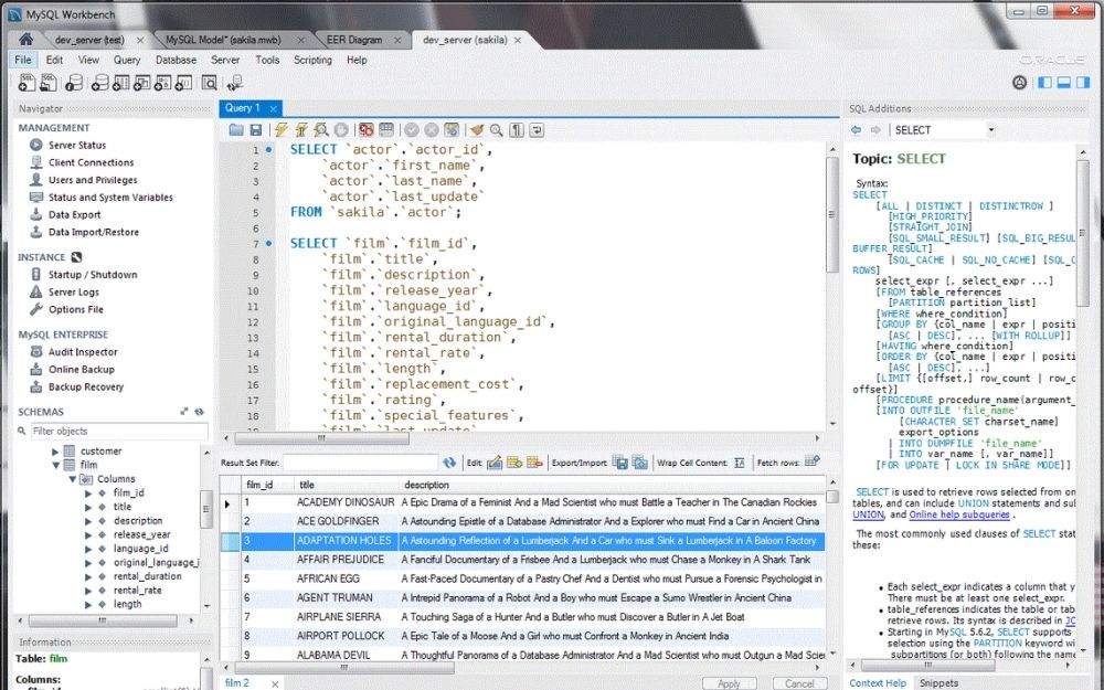 Top 5 MySQL Query Tools 